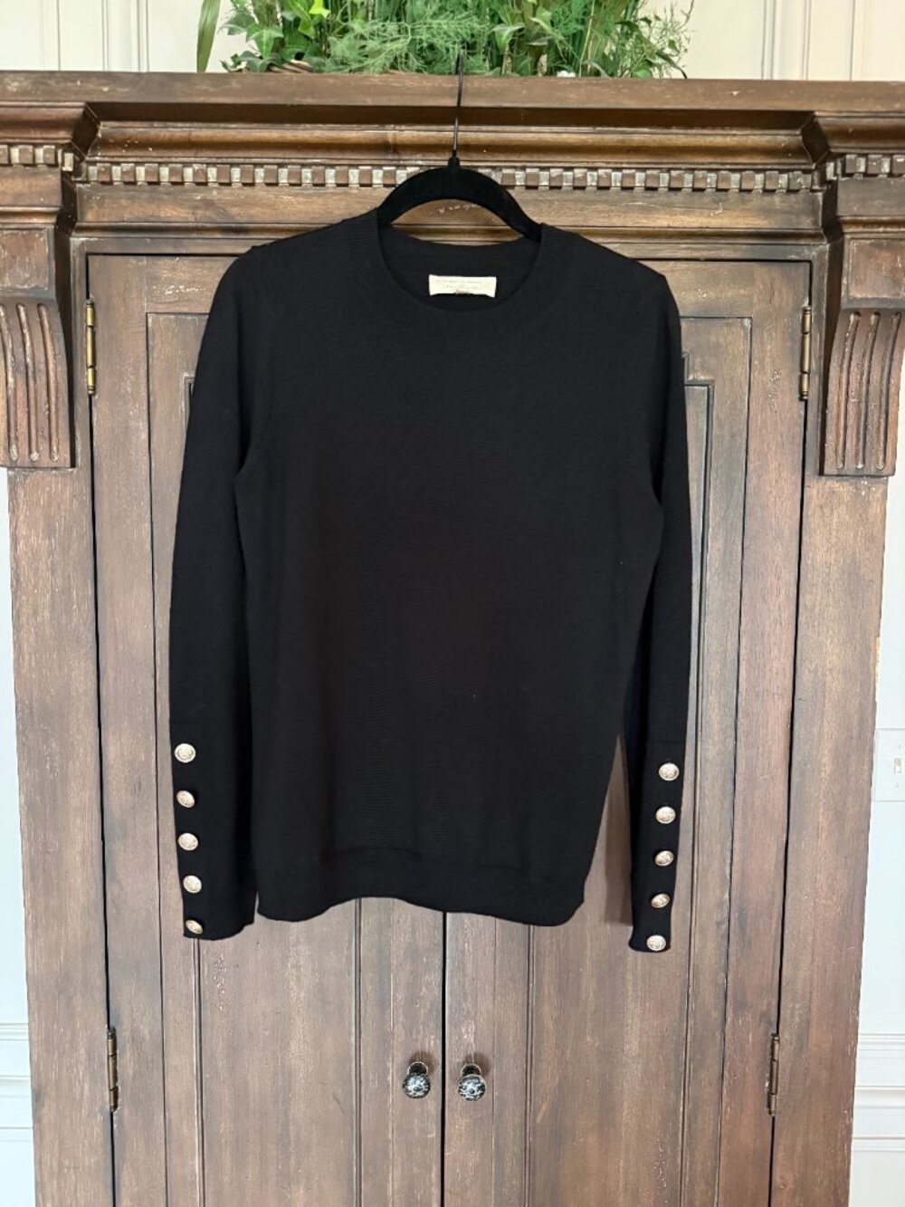 Sezane Paulo Jumper - Black - Size Small - Mint Condition! - Picture 3 of 12